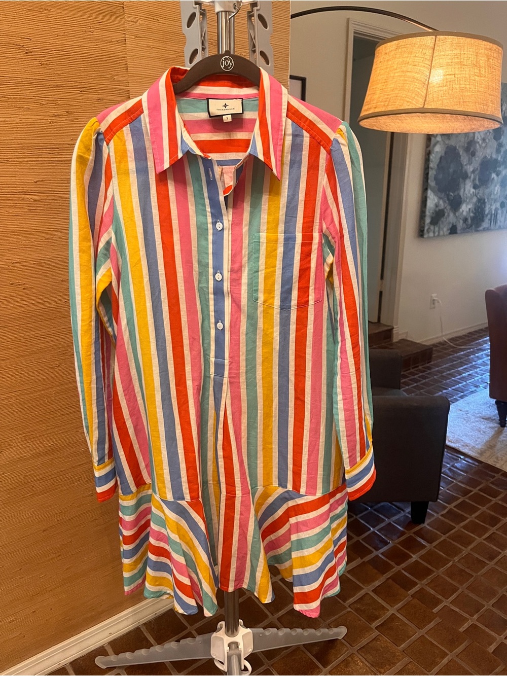 Tuckernuck Rainbow Stripe Callahan Dress